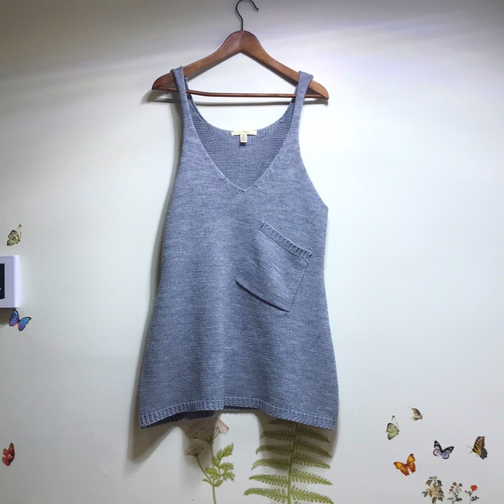 Wool blend knit dress